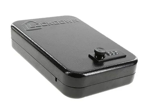 Coffre-fort portatif pour arme de poing avec serrure à code - Lockdown