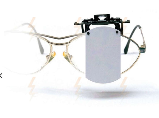 Cache oeil blanc pour lunette de vue - Marque AHG Anschütz
