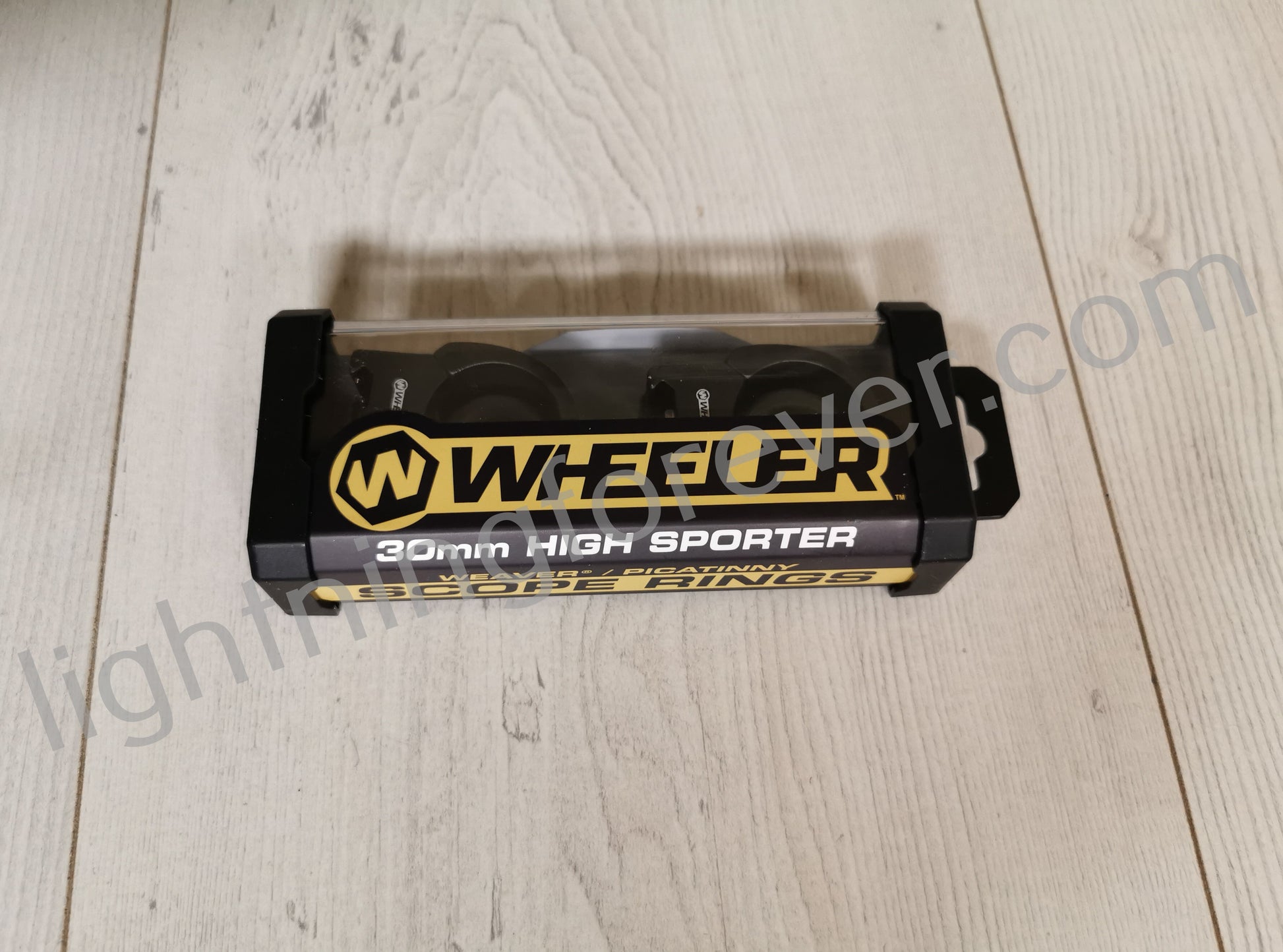 Colliers WHEELER Sporter Bi-Weaver 30 mm pour rail Weaver et Picatinny (21 mm) profil haut package