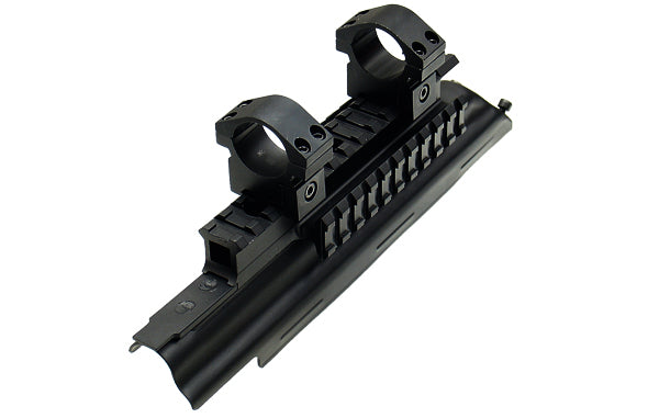 Capot tactique pour AK / MAK90 montage Tri-rail avec anneaux inclus (3 rails picatinny) - UTG Leapers (T22MNT-T970TR)