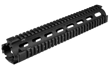 Garde Main noir pour M4 15 et 16 full lengh 30.5 cm Quadri-Rail - UTG Leapers (T22MNT-T416L)