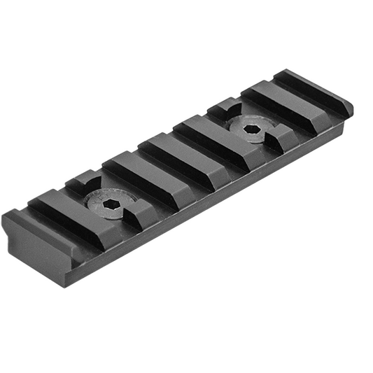 Rail picatinny additionnel fixation M-LOK Medium 79 mm Noir - UTG PRO - Conçu et fabriqué aux USA