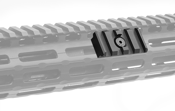 Rail picatinny additionnel fixation M-LOK court 39 mm Noir - UTG PRO - Fabriqué aux USA